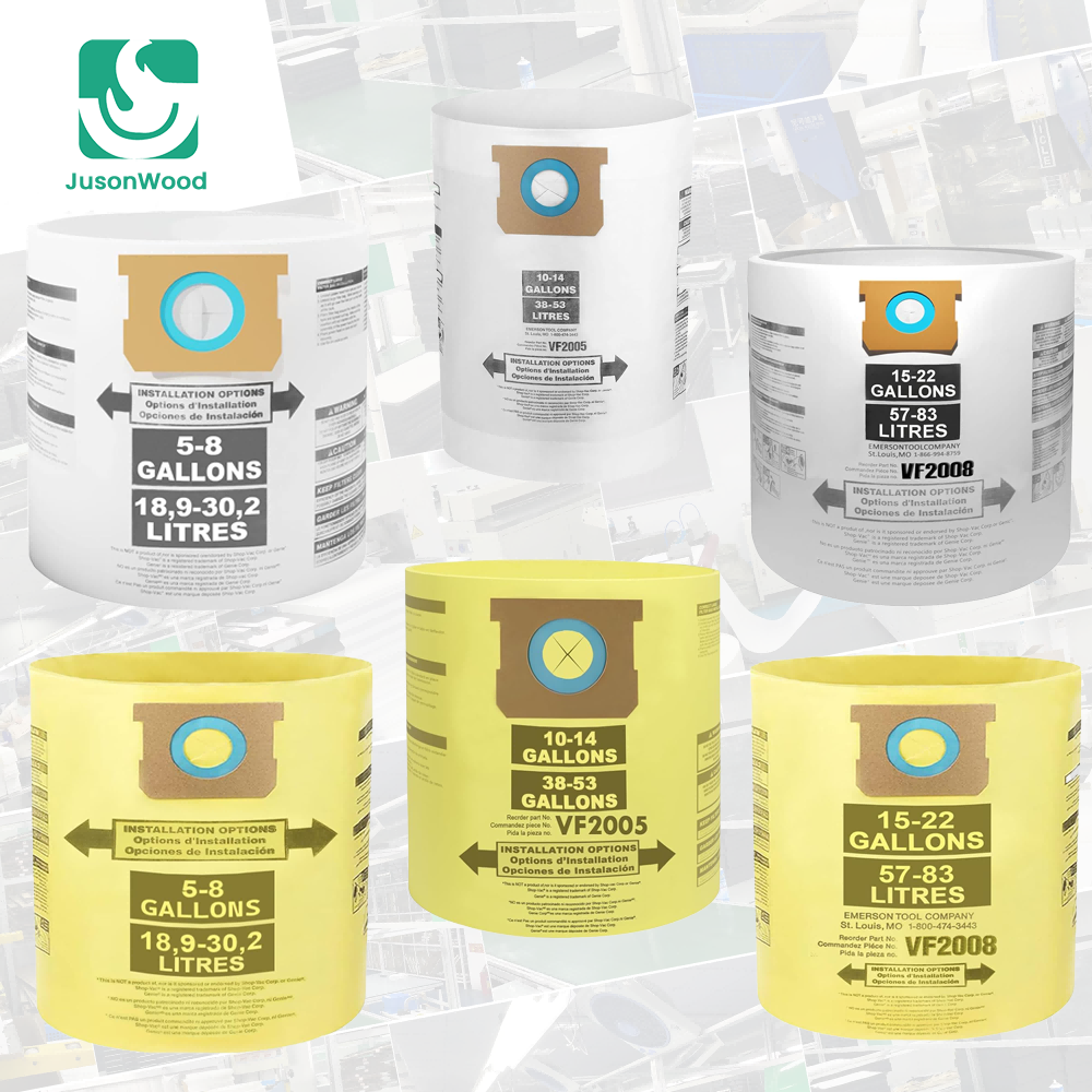 Factory Direct Vacuum Cleaner Filter Bags for Shop Vacs 5-8/10-14/15-22 Gallon Disposable Collection Dust Bag